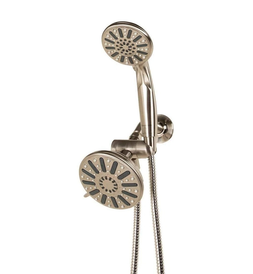 Glacier Bay 6-Spray Hand Shower and Showerhead Combo Kit. in Brushed Nickel