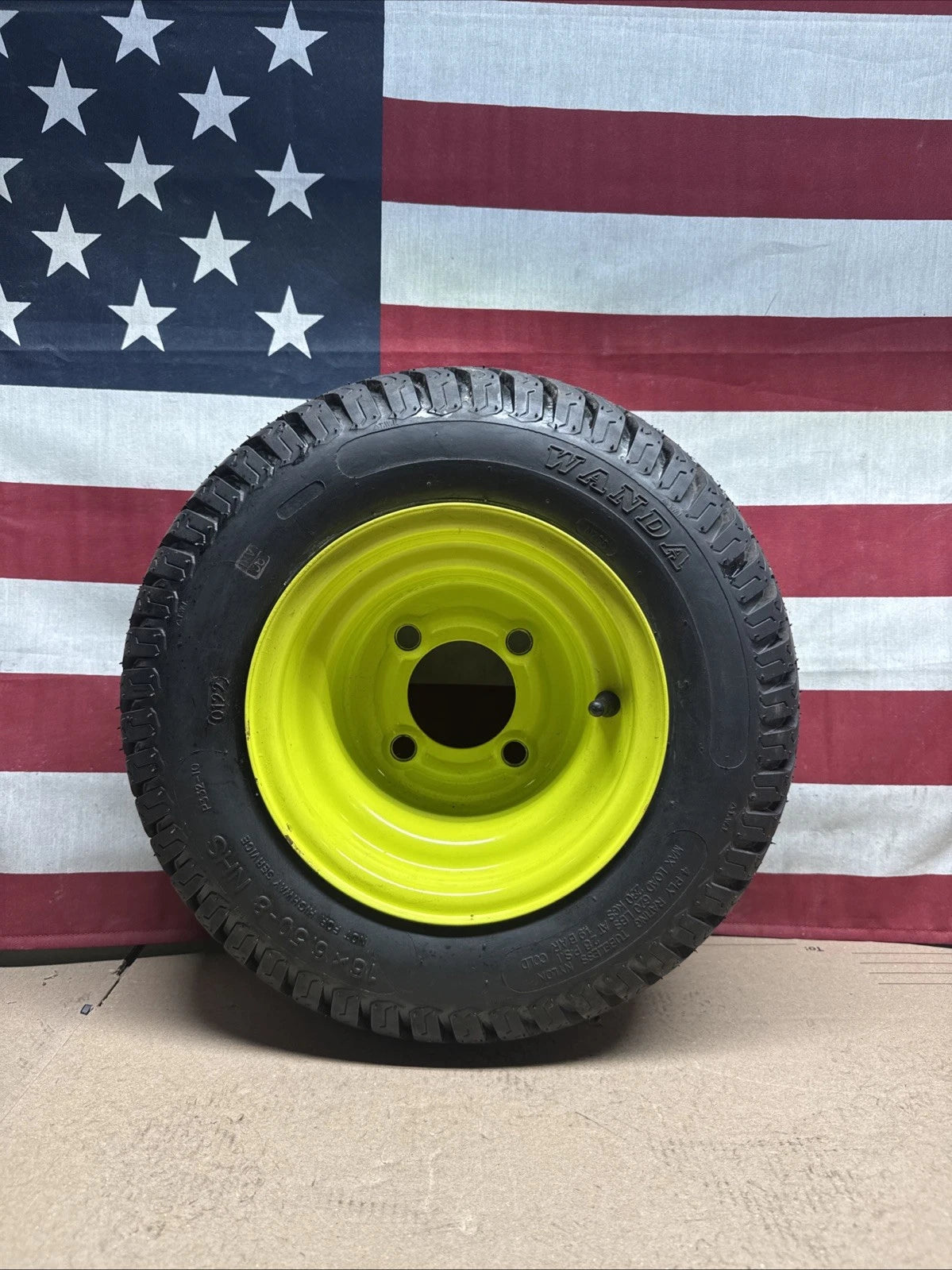 Rear Wheel And Tire For Ryobi Z30Li 80V Zero Turn Lawn Mower