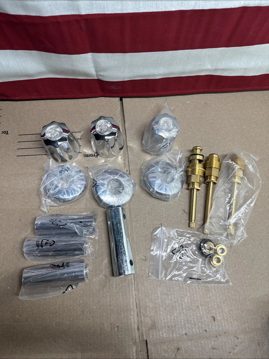 Gerber Tub/Shower 3-Handle Remodeling Kit in Chrome NEW OPEN BOX