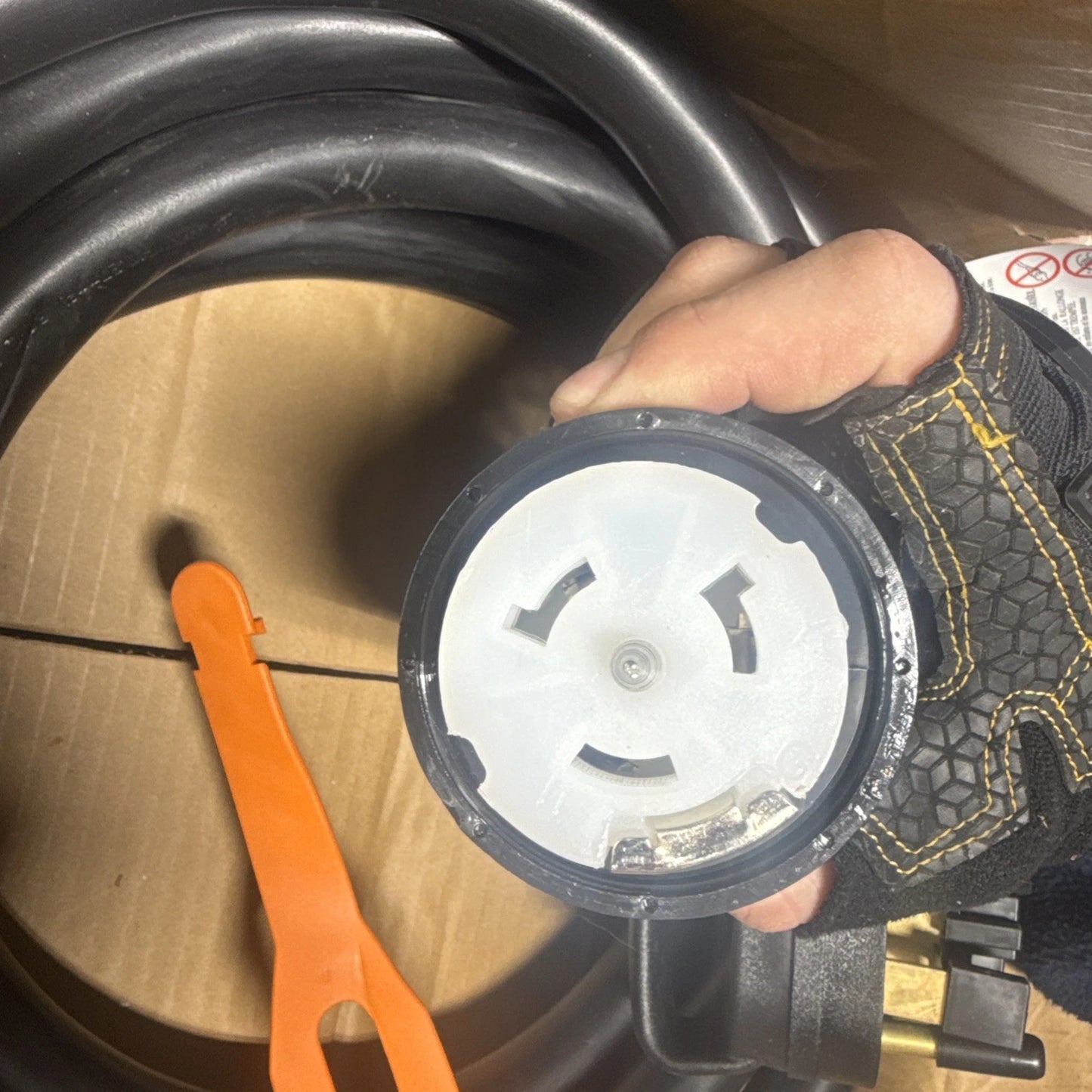20 ft Generator Extension Cord 50 Amp N14-50P CS636 Locking Connector 20FT50ACZ