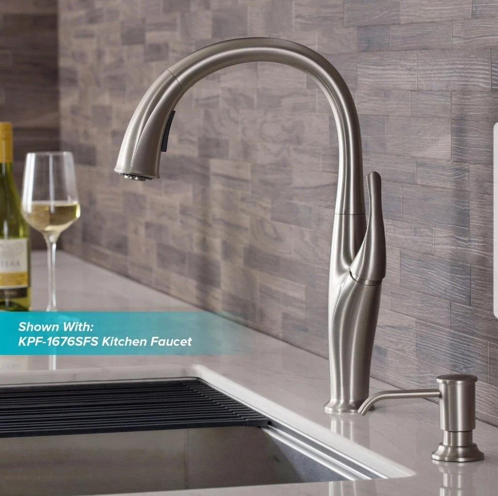 Kraus KSD-80SFS Deck Soap Dispenser, 17 oz - Spot-Free Stainless Steel