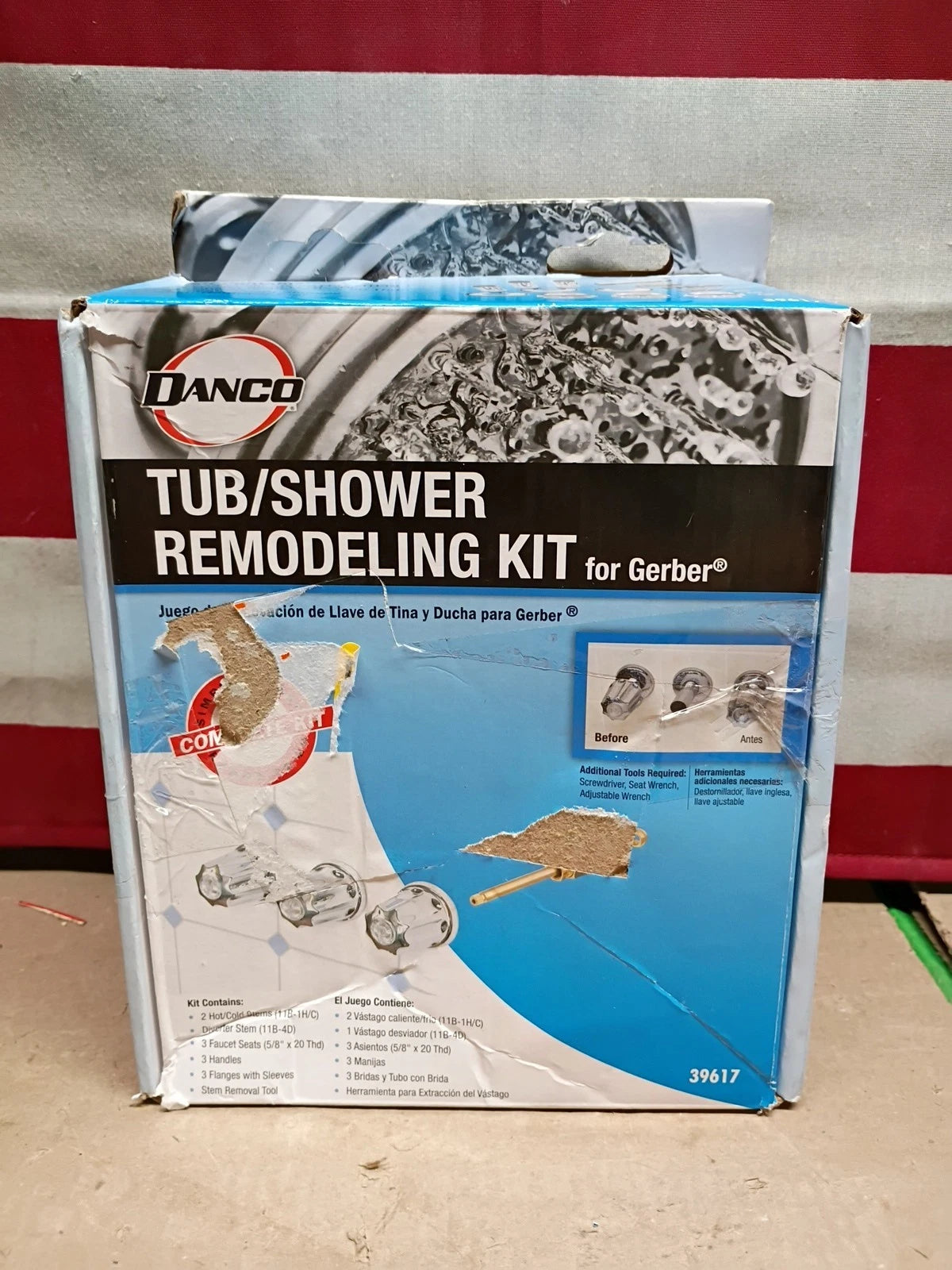Danco 39617 Tub/Shower Remodeling Kit for Gerber - CHROME .