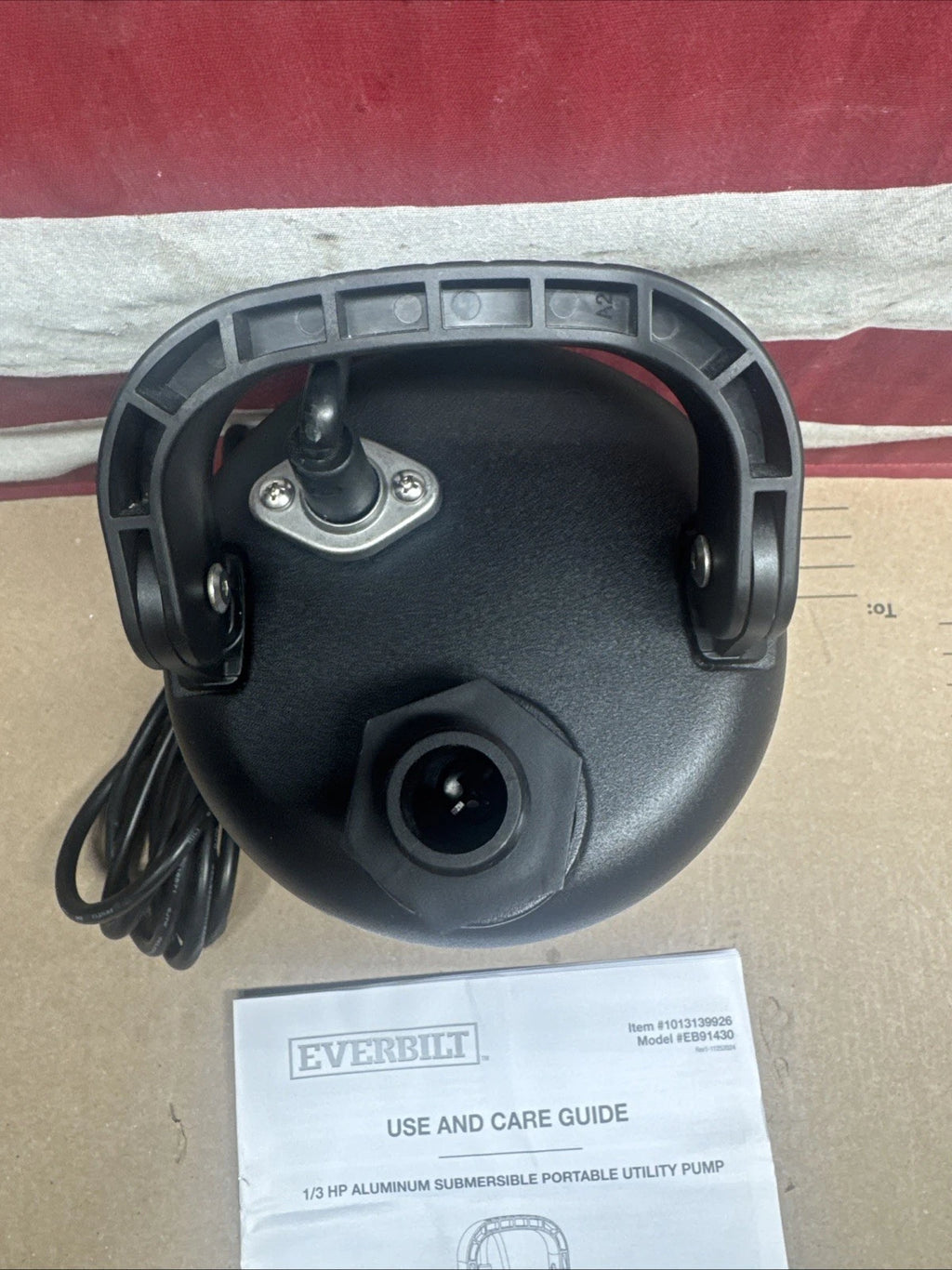 Everbilt 1/3 HP Submersible Aluminum Utility Pump