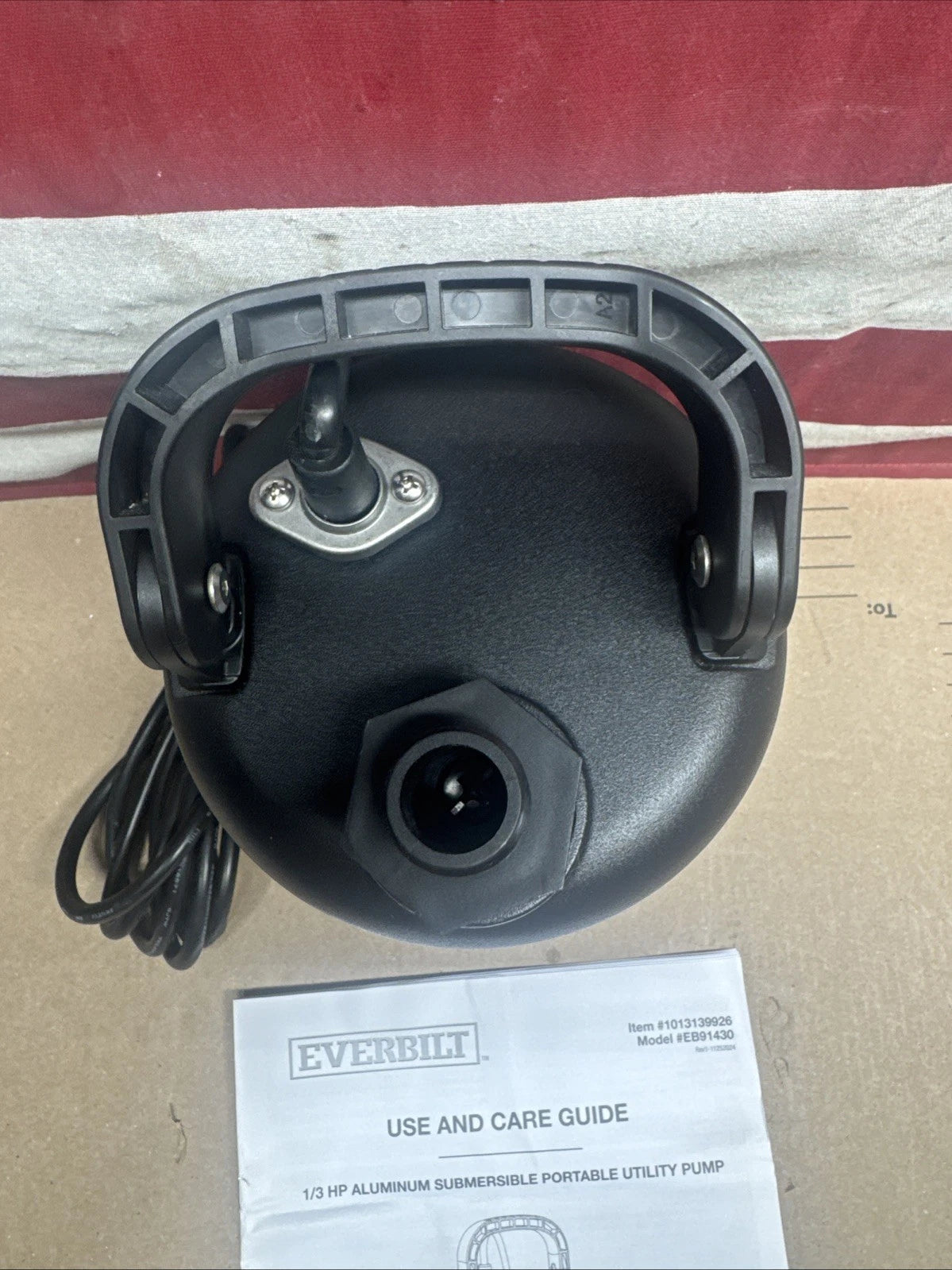 Everbilt 1/3 HP Submersible Aluminum Utility Pump