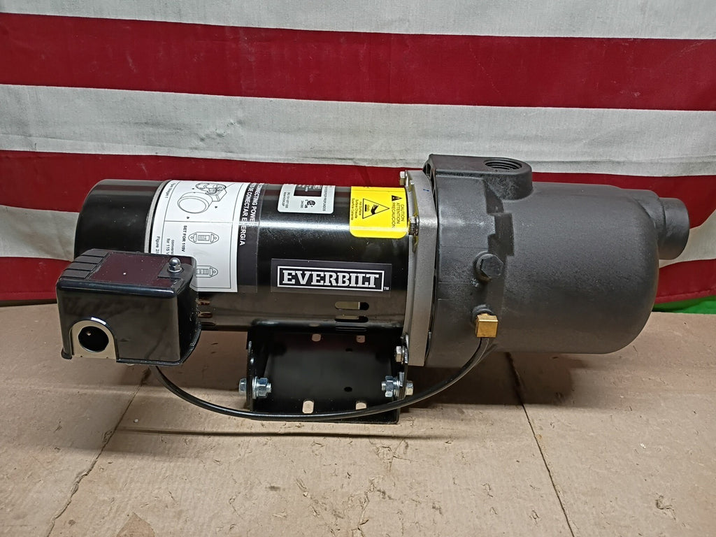 Everbilt 1/2 HP Shallow Well Jet Pump, Open Box,
