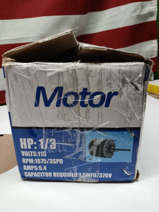 Motor 1/3HP Blower Motor 115 Volts 5.4 Amps