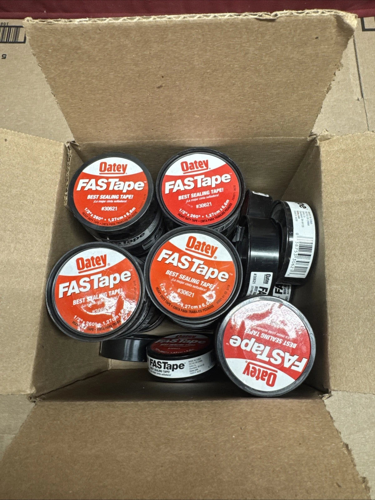 Lot Of 47 Oatey FASTape 1/2 in x 260 in Thread Sealing PTFE Tape Open Box