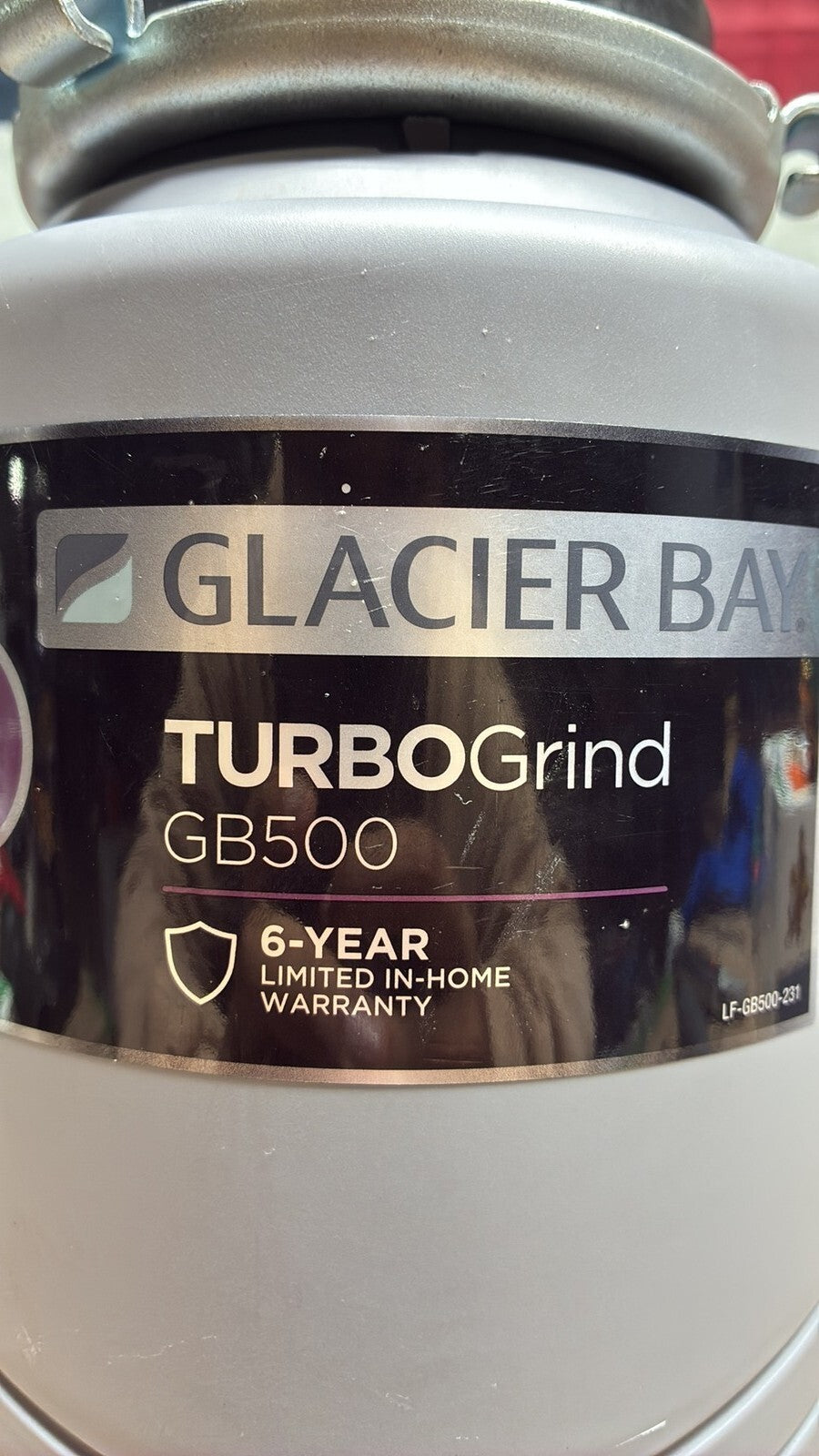 Glacier Bay GB500 Turbo Grind 1/2hp Garbage Disposal Open Box *Read description*