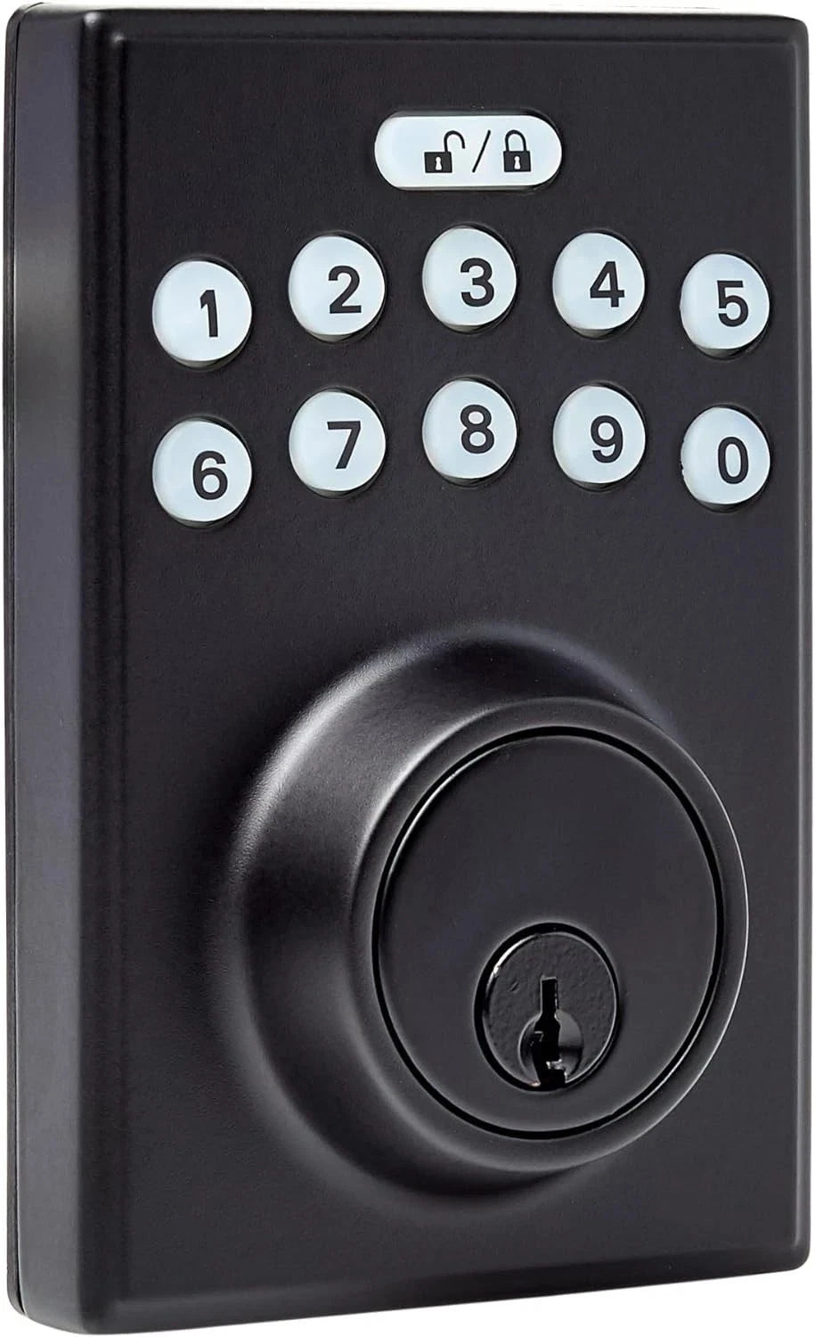 Amazon Basics Electronic Keypad Deadbolt Door Lock with Touch-Control Keyless