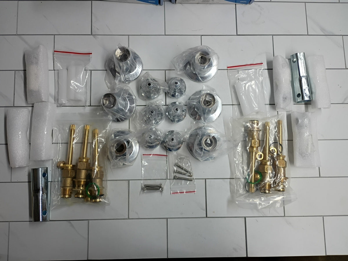 2pk Danco 39695 Tub/Shower Remodeling Kit for Pfister - Porcelain Lever Open Box