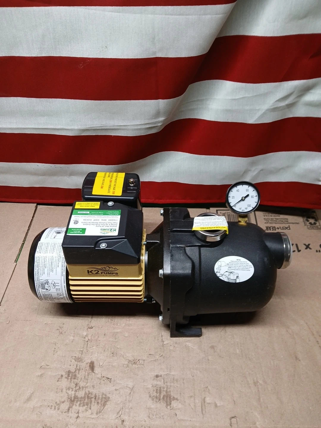 K2 Pumps Shallow Well Jet Pump 3/4 Hp Lead Free Thermoplastic 115/230V.