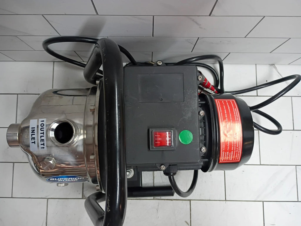 Superior Pump 96110 1 HP Sprinkler Pump. Broken Leg READ DESCRIPTION