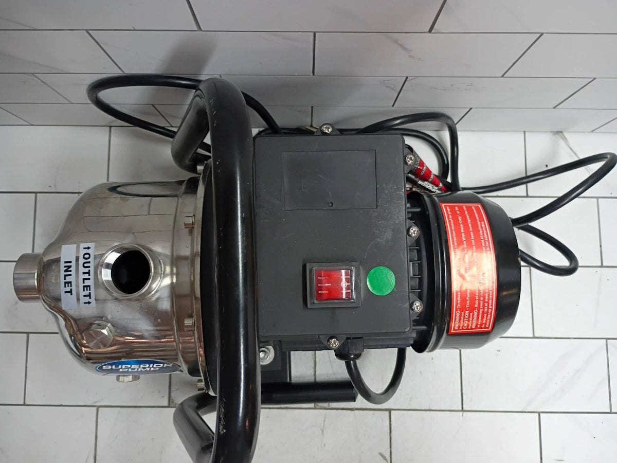 Superior Pump 96110 1 HP Sprinkler Pump. Broken Leg READ DESCRIPTION