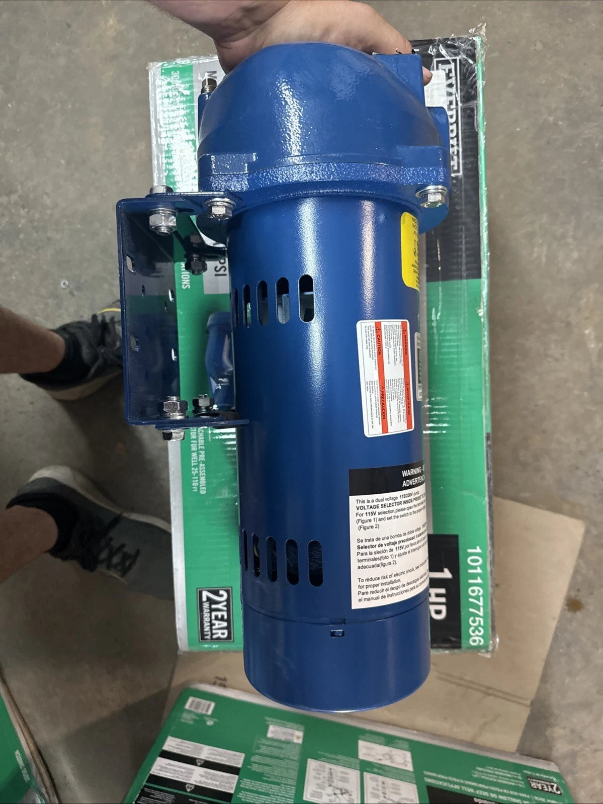 Everbilt 1 HP Professional Convertible Jet Pump NEW OPEN BOX