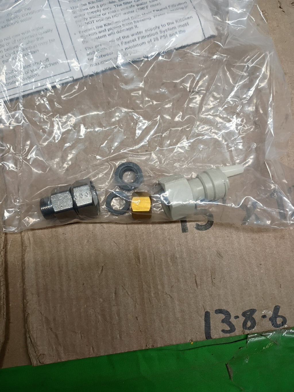 GE Under Sink Single Stage High Flow Water Filtration System GXK140TNN.