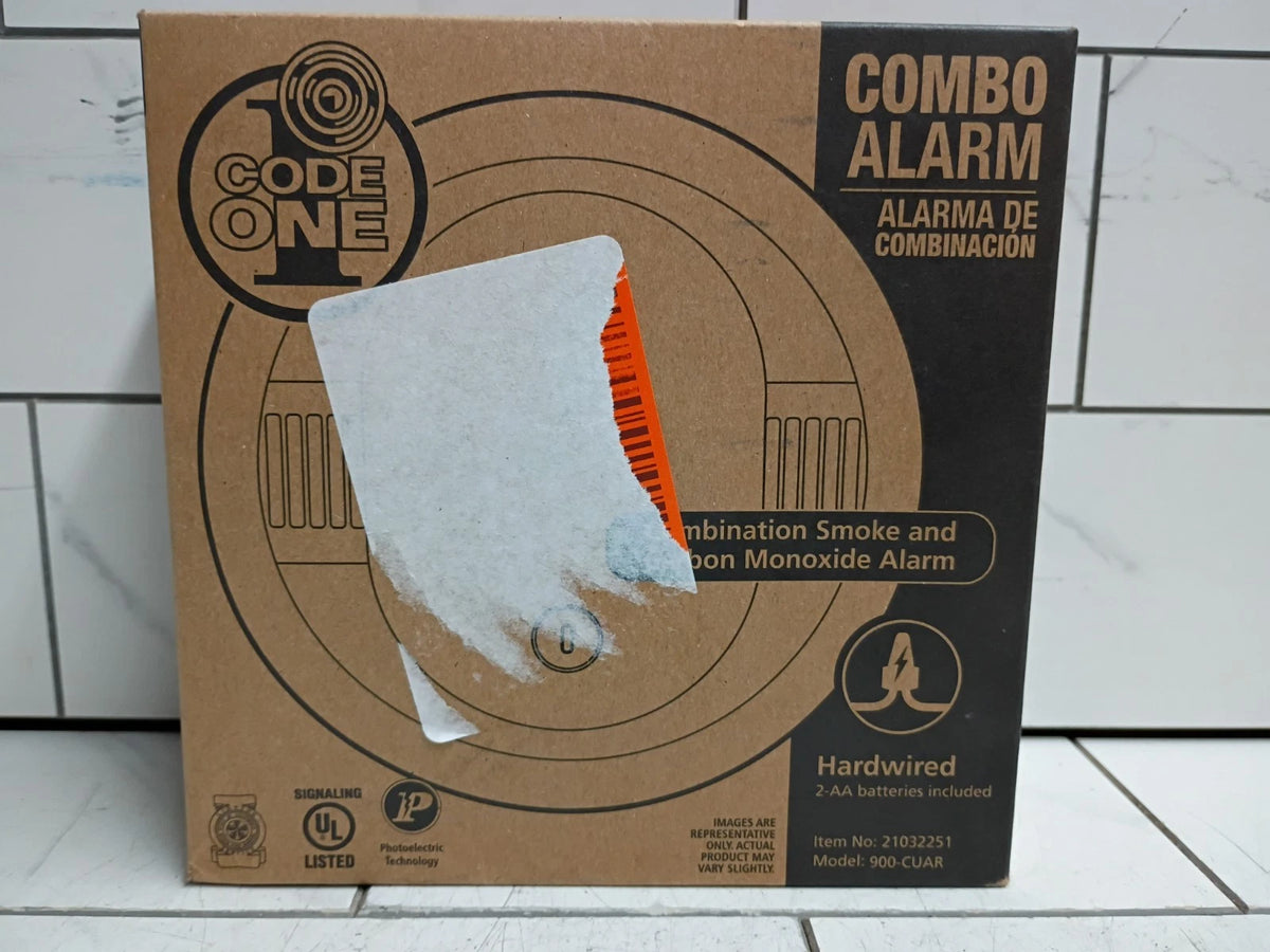 Code One 900-CUAR Smoke and Carbon Monoxide Alarm Hardwired with Battery Backup