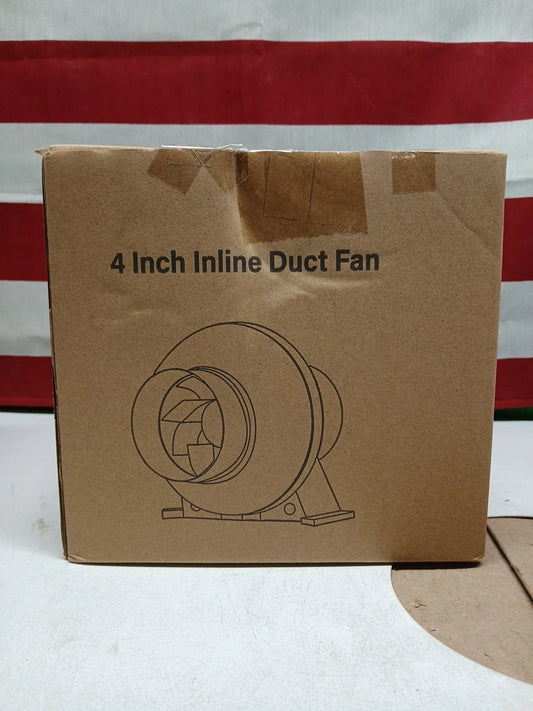iPower 4" 195 CFM Inline Circulation Blower, 4" Air...