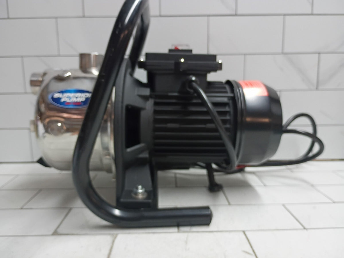 Superior Pump 96110 1 HP Sprinkler Pump. Broken Leg READ DESCRIPTION