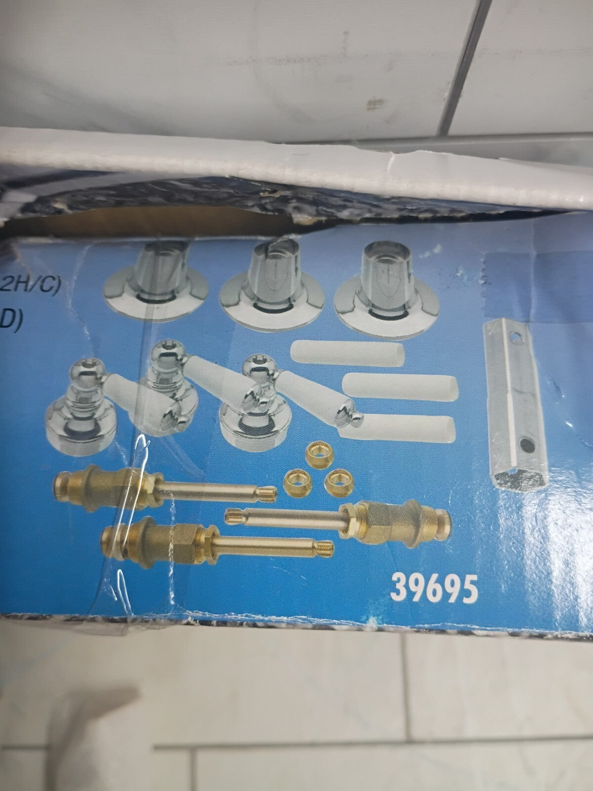 2pk Danco 39695 Tub/Shower Remodeling Kit for Pfister Porcelain Lever Open Box