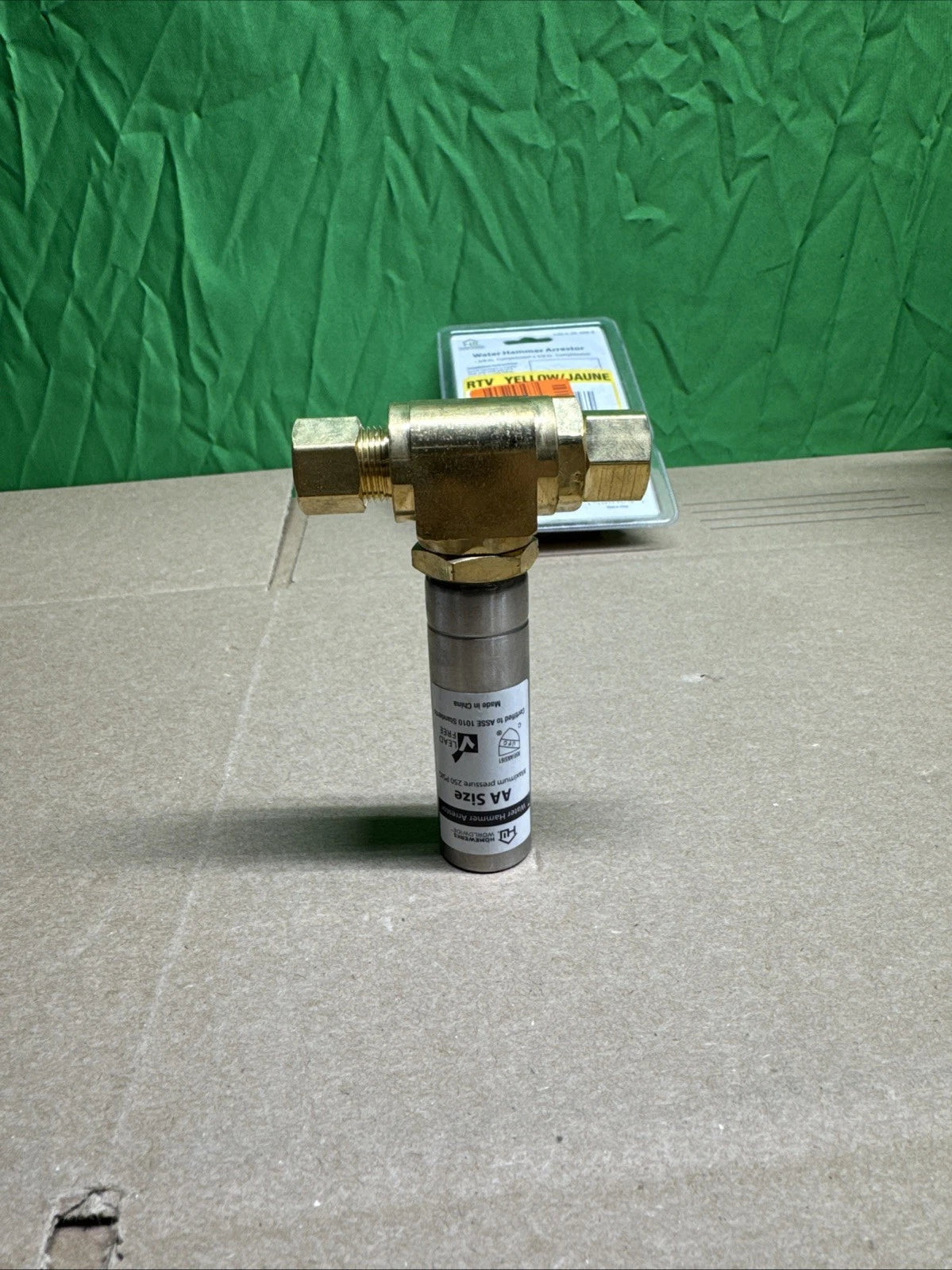 Homewerks Water Hammer Arrestor with No Lead 3/8" OD Comp x 3/8" LOT OF 2