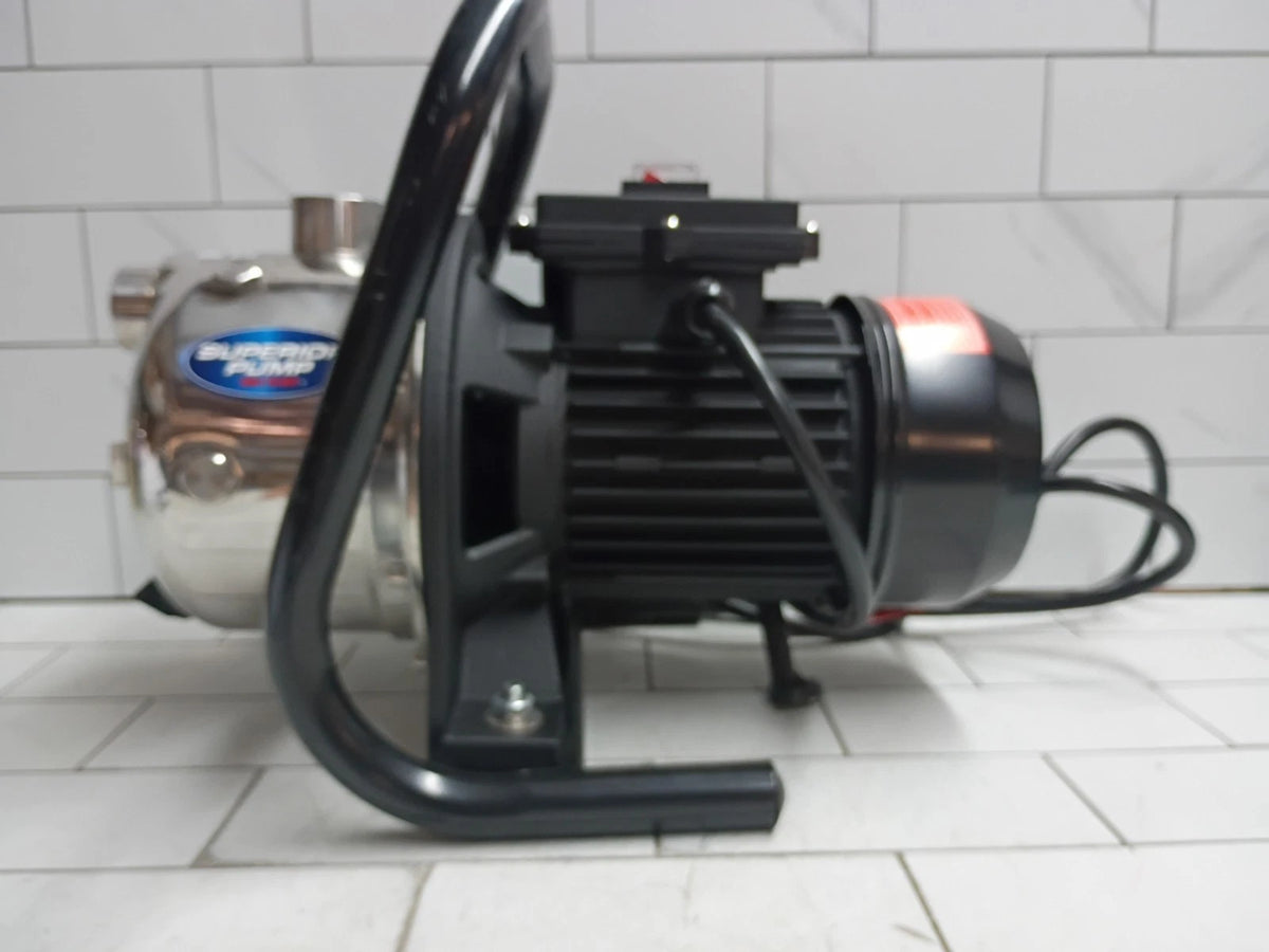 Superior Pump 96110 1 HP Sprinkler Pump. Broken Leg READ DESCRIPTION