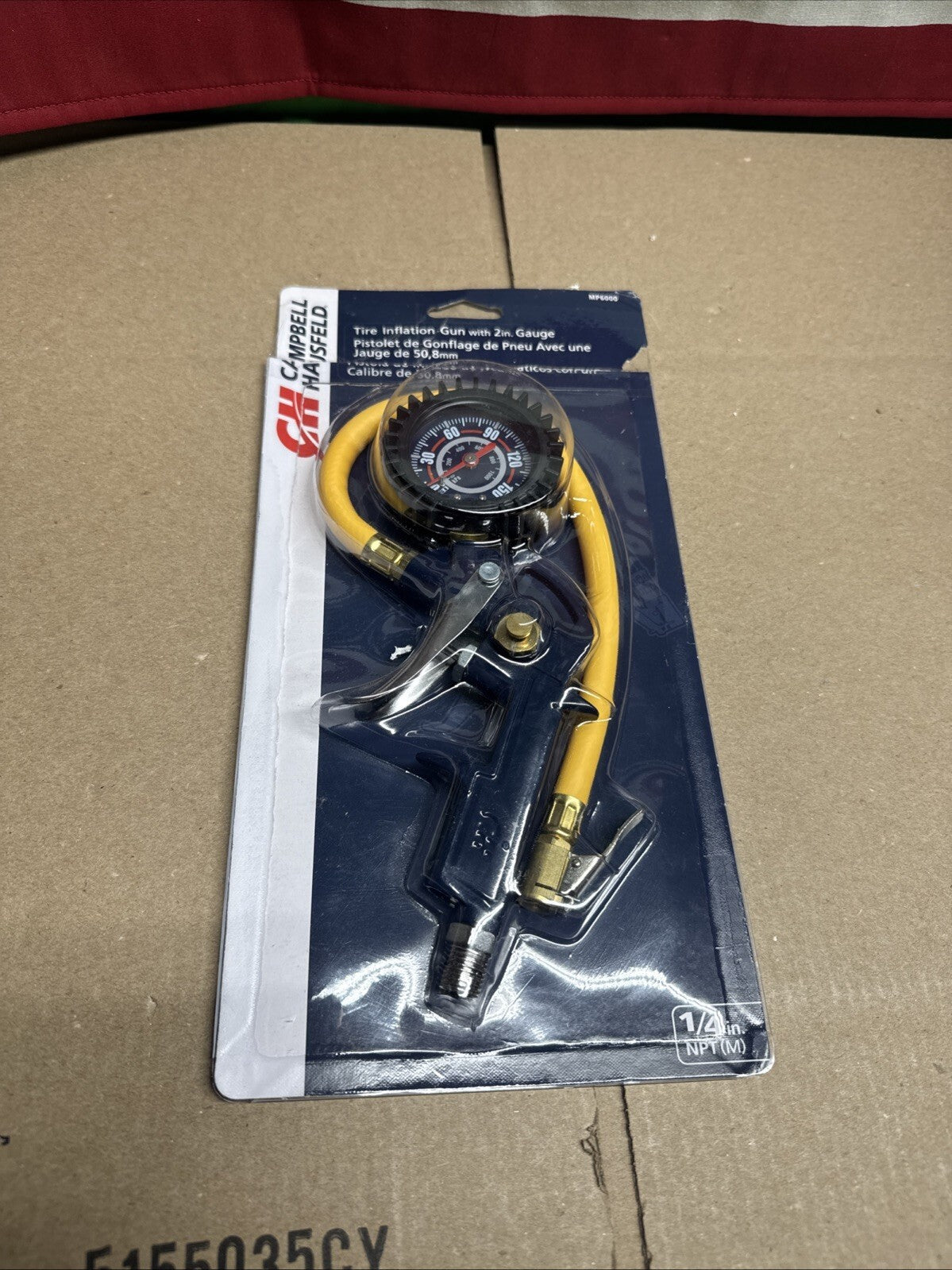 Campbell Hausfeld Tire Inflator, 3-in-1 Inflation Gun, with Gun, Locking Chuck