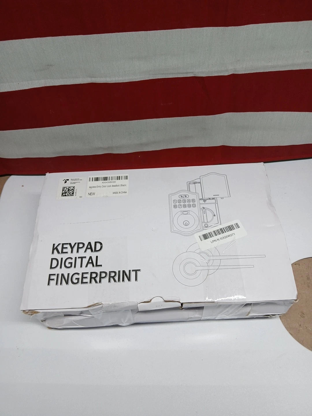 Keyless Entry Deadbolt Keypad Digital Fingerprint