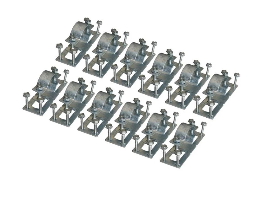 12-Pack of OZCO Lot of Ozco 52212 WAP-OZ Fence Brackets 2-3/8"