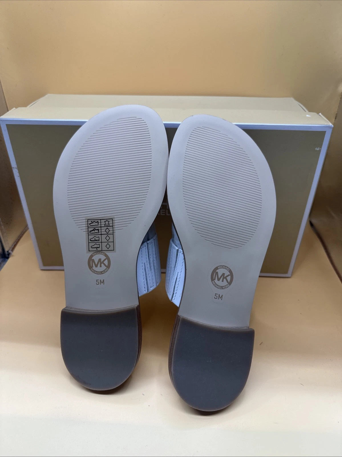 Michael Kors Optic White Sandals - New Women | Color: White | Size: 5 M