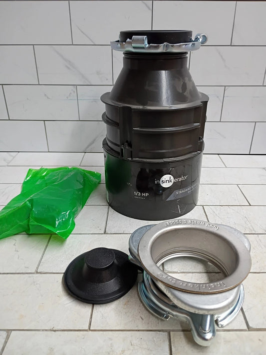 InSinkErator Badger 100, 1/3 HP Continuous Feed Kitchen Garbage Disposal, OB