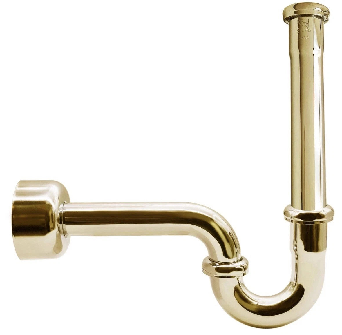 Westbrass CO400-12-01 1-1/2" Brass Bathroom Sink P-Trap with 12" Slip Joint Exte