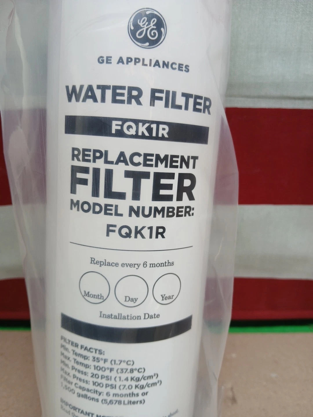 GE Under Sink Single Stage High Flow Water Filtration System GXK140TNN