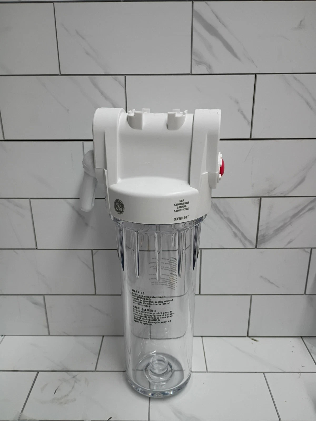 GE Whole House GXWH20T Water Filtration System Reduce Sediment White New OB