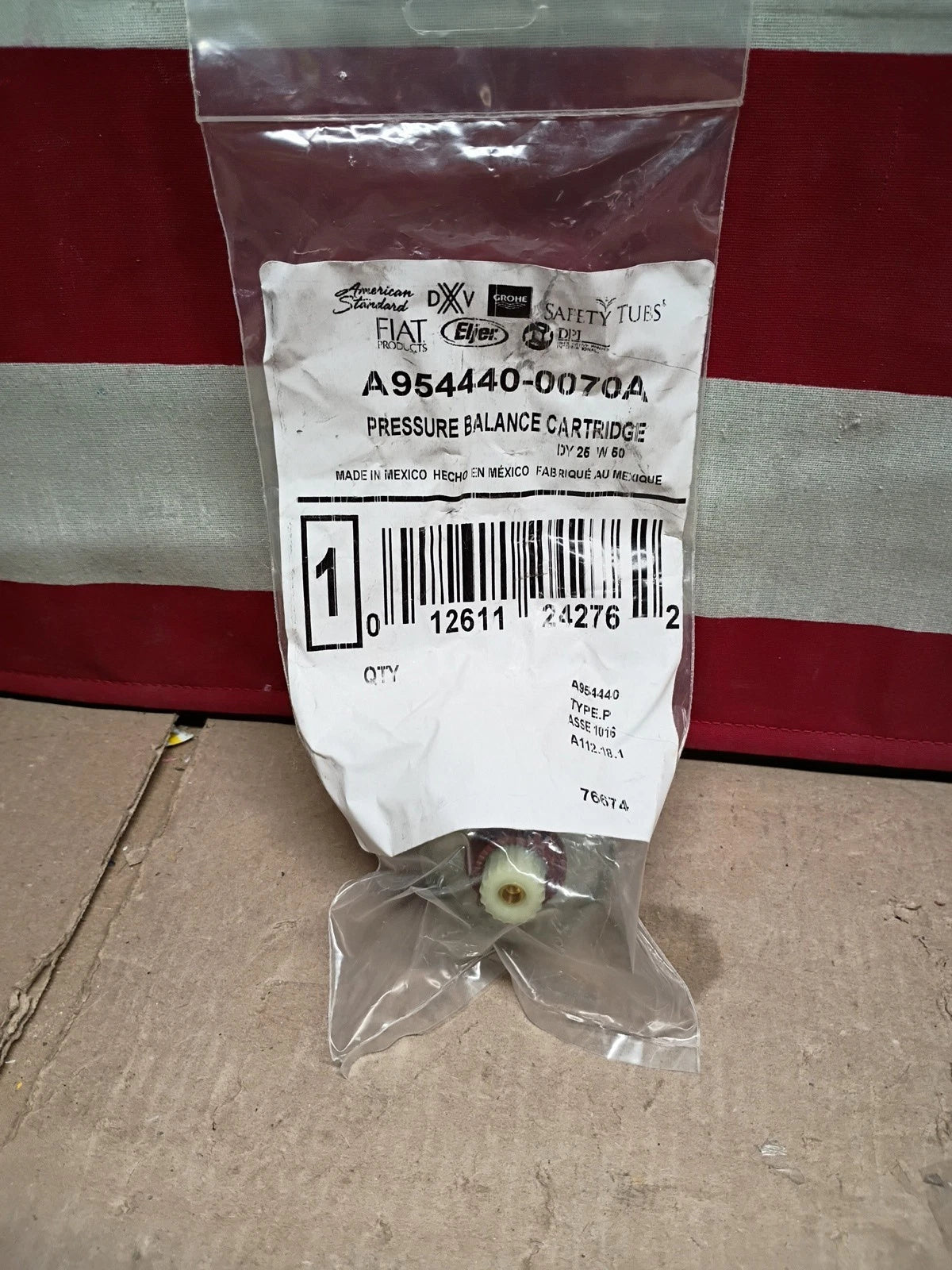 Genuine A954440-0070A OEM American Standard Pressure Balance Cartridge "NEW"
