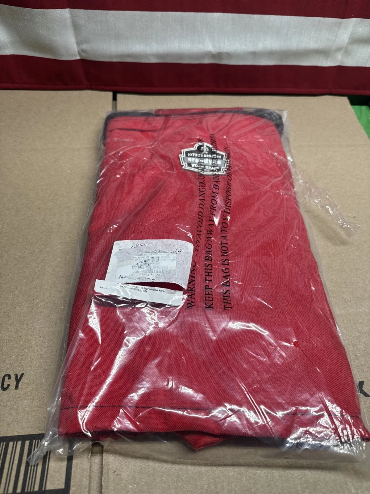 ERGODYNE GB5020S Duffel Bag,Red,23" L 2MWL9