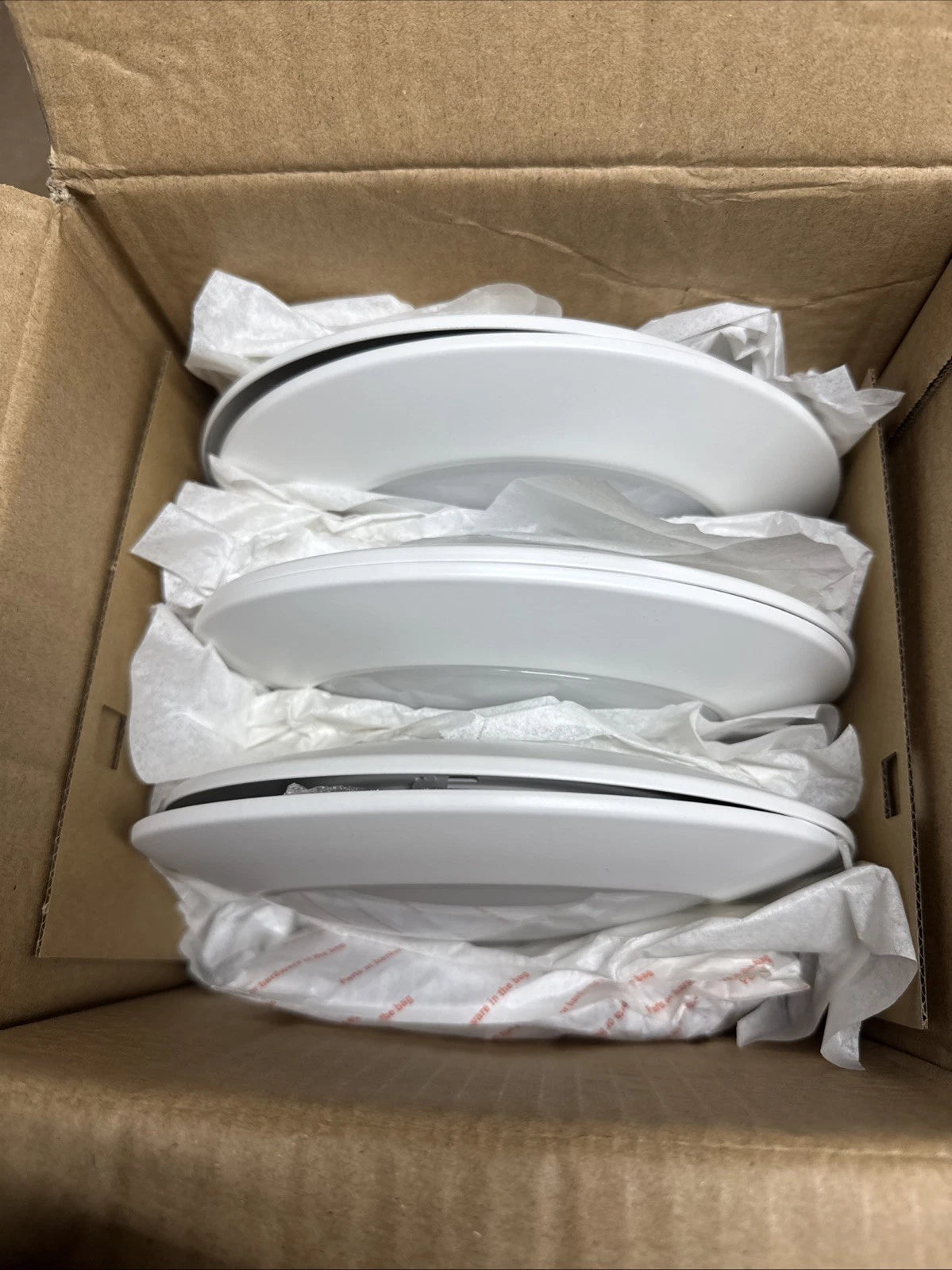 6-pack of Halo HLC 6 in. 3000K White Integrated LED Recessed Light Trims,