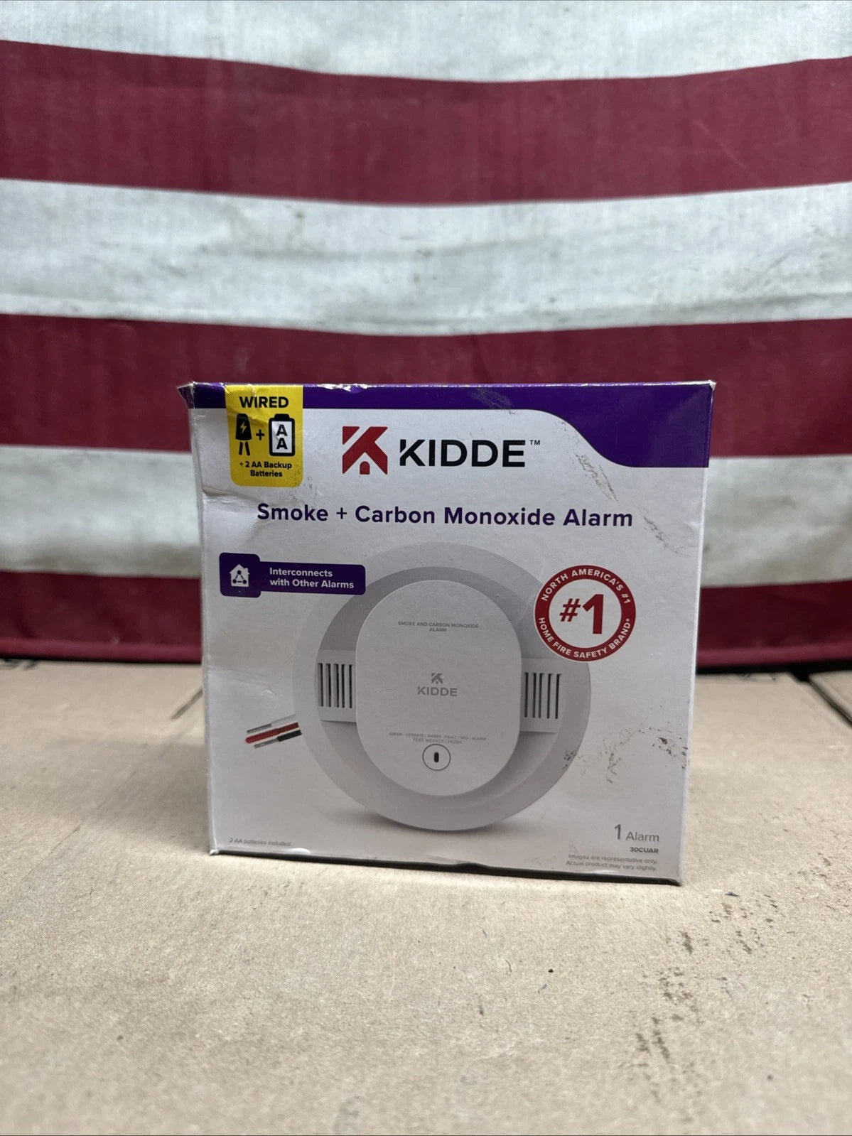 Kidde 30CUAR Detect Smoke +Carbon Monoxide Alarm
