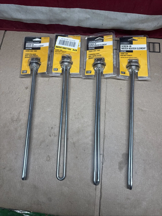 4-Pack Everbilt EBSE-4500-240 HWD Water Heater Element 4500W 240V, Open Box,