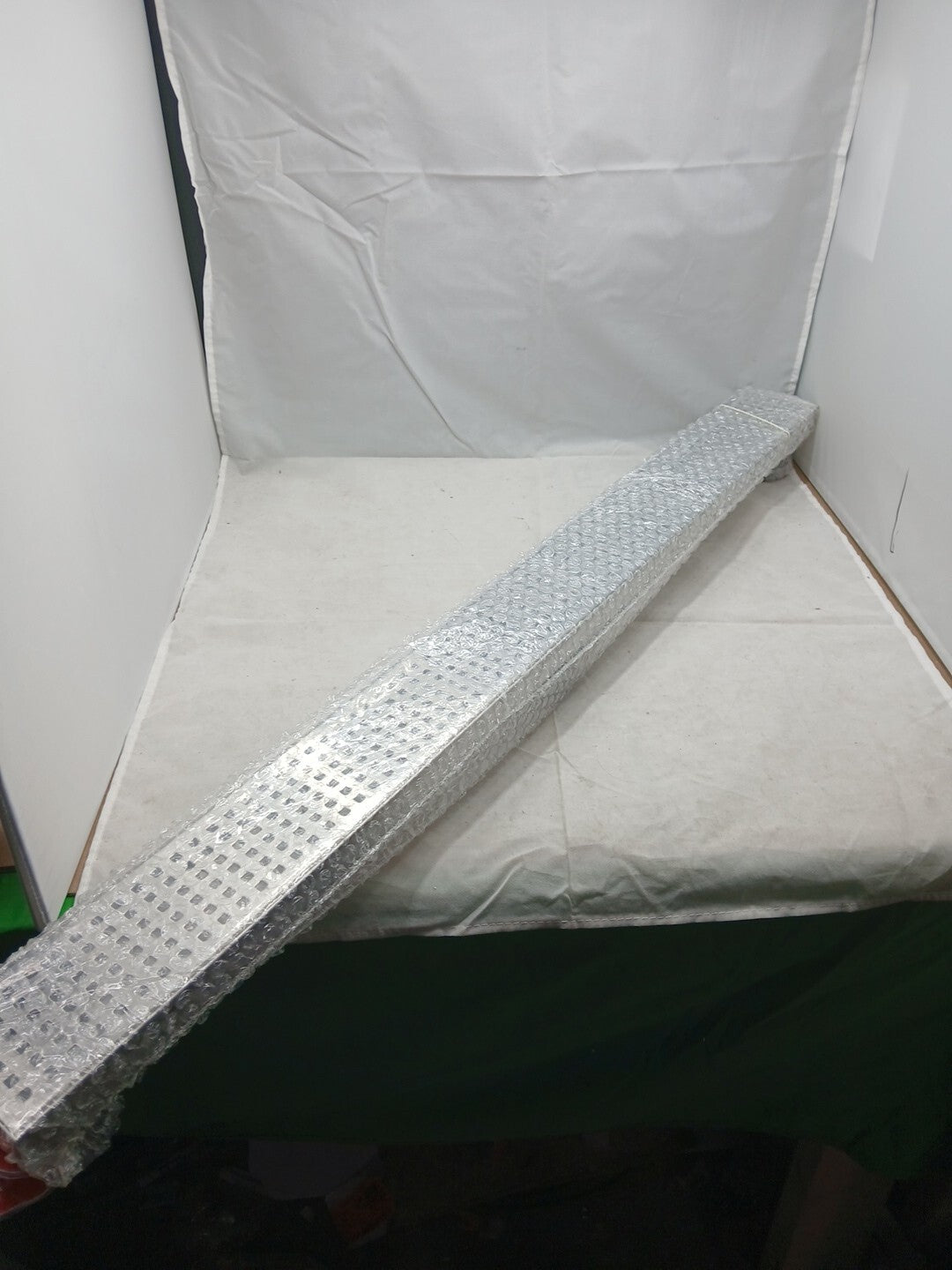 Oatey Designline,36 in Stainless Steel Linear Shower Drain with Square Pattern
