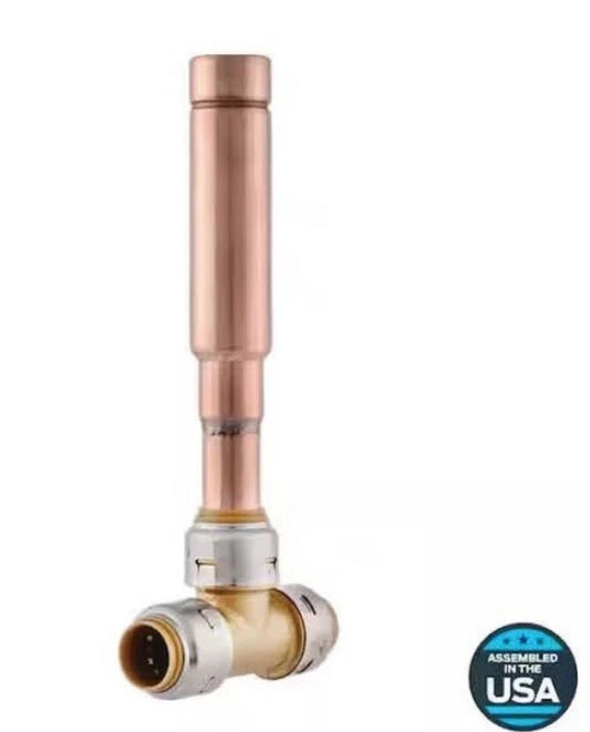 2PK SharkBite MAX 1/2 in Residential Water Hammer Arrestor Quick Push to Connect