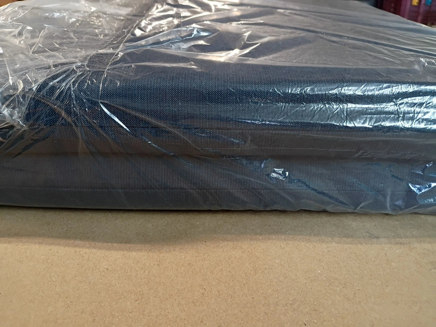 Sunbrella Canvas Navy Medium Outdoor Replacement Club Chair Cushion Open Box