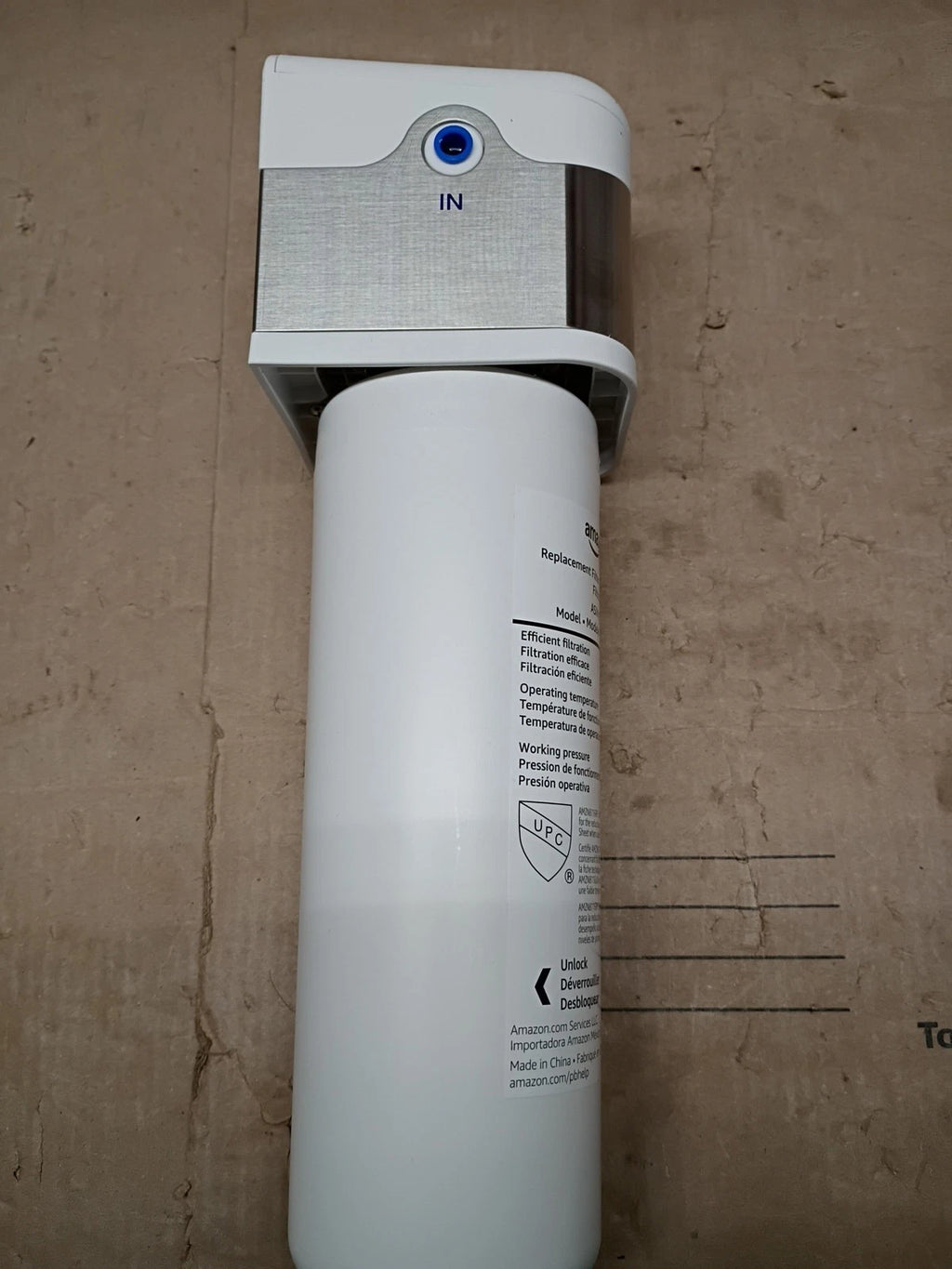 Amazon Basics Under Sink Water Filter System - Model AMZN8116RF Open Box