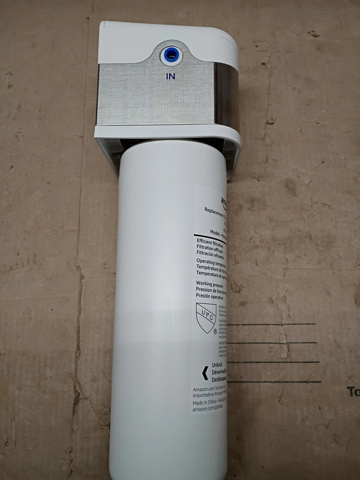 Amazon Basics Under Sink Water Filter System - Model AMZN8116RF Open Box