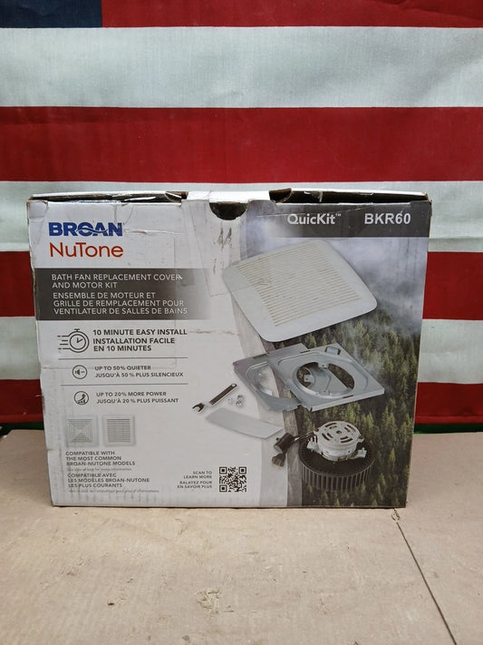 Broan NuTone Quickit 60 CFM Bathroom Vent Upgrade Kit Model BKR60