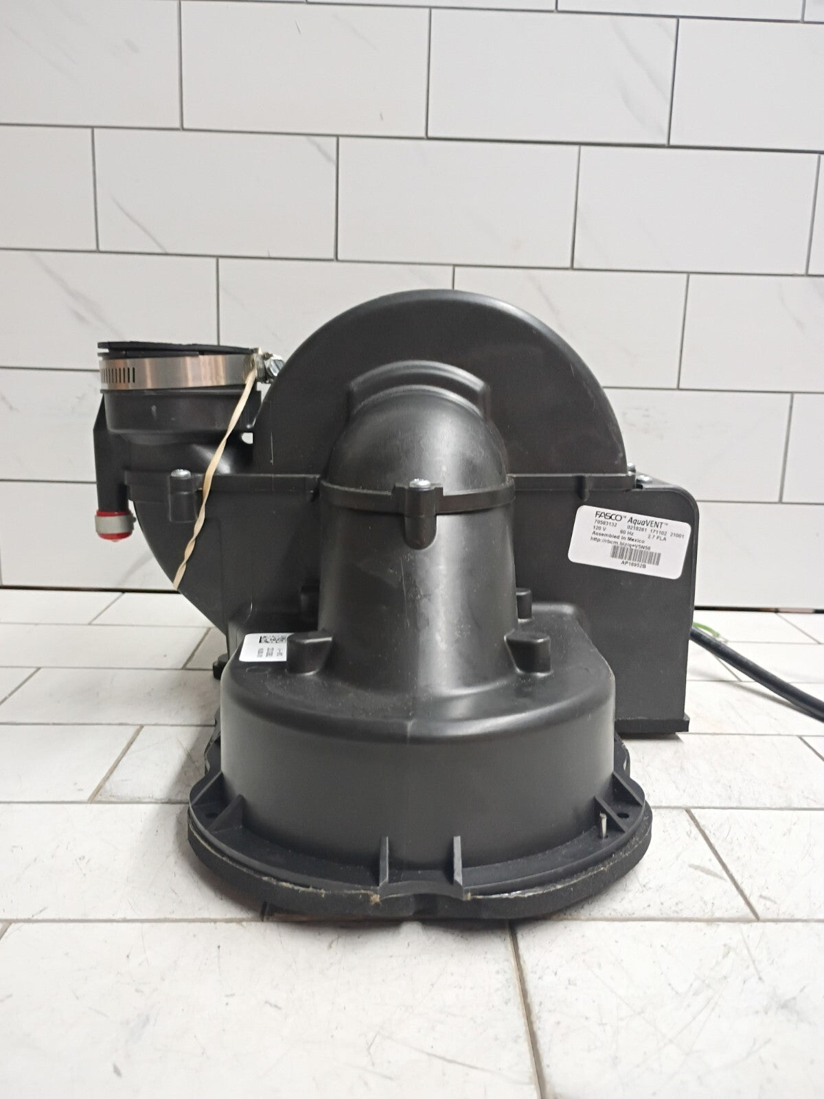 Fasco AquaVENT AP18952B Water Heater Blower Assembly New Open Box