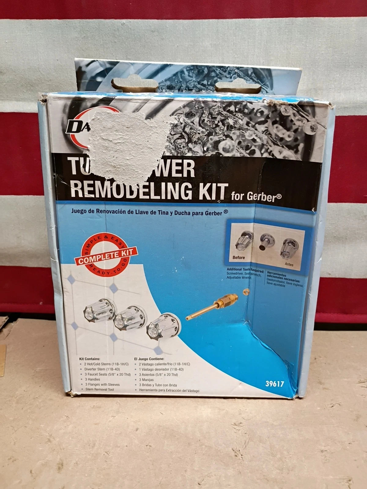 Danco 39617 Tub/Shower Remodeling Kit for Gerber - CHROME .