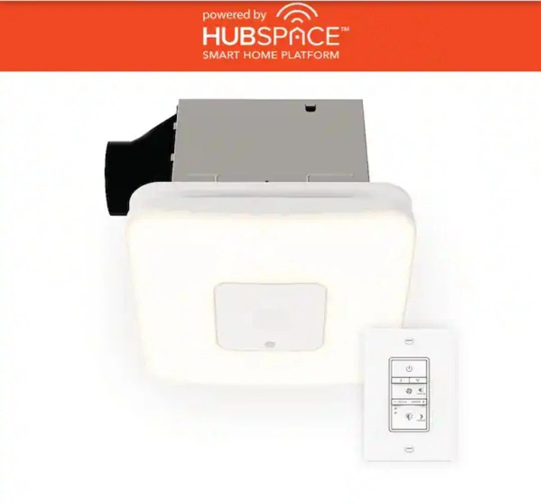 Commercial Electric 80 /110 CFM Ceiling Mount Room Side Installation Smart.