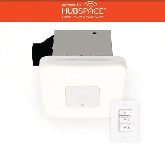 Commercial Electric 80 /110 CFM Ceiling Mount Room Side Installation Smart.