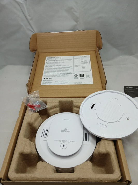 Kidde Smoke Detector 10 Year Battery Powered LED Warning Light Indicators 20SD10