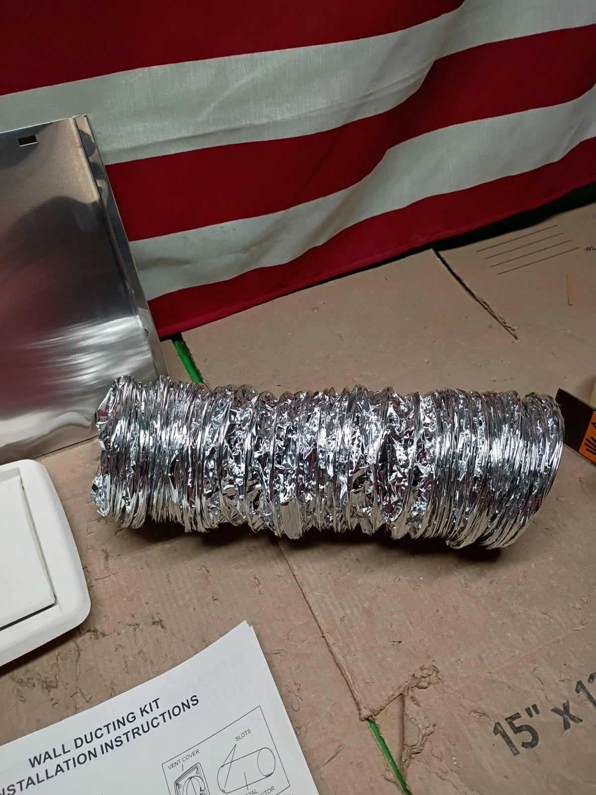 Broan-NuTone WVK2A Flexible Wall Ducting Kit for Ventilation Fans Exhaust Fans.|